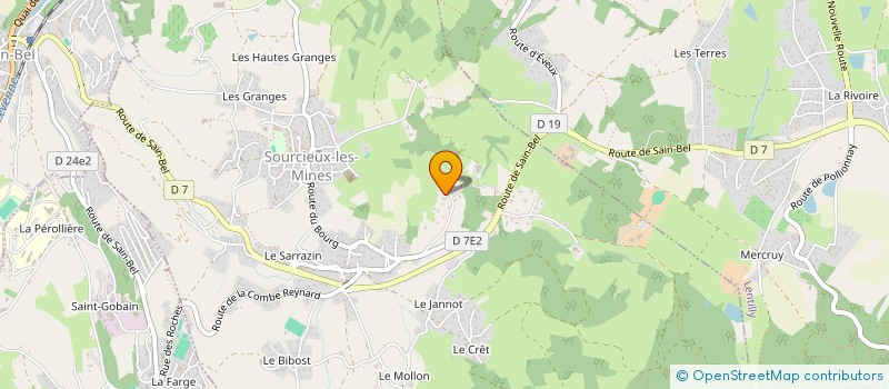 localisation de l'entreprise 933 684 615   SOURCIEUX-LES-MINES