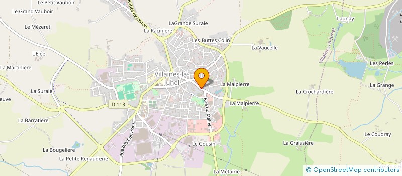localisation de l'entreprise 933 711 632   VILLAINES-LA-JUHEL