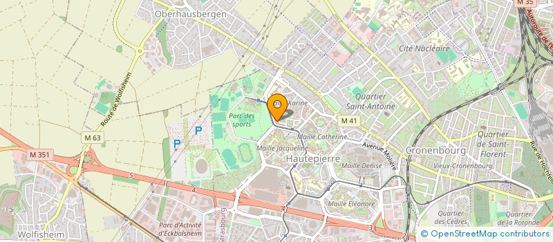 localisation de l'entreprise 933 724 114   STRASBOURG