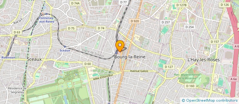 localisation de l'entreprise 933 756 116  à BOURG-LA-REINE