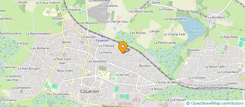 localisation de l'entreprise 933 764 359  à COUERON
