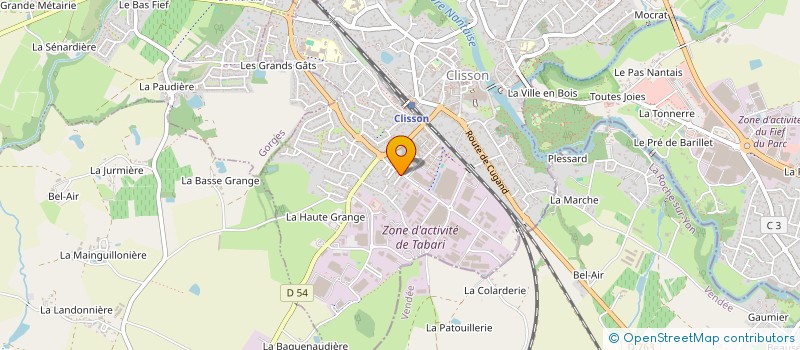 localisation de l'entreprise 933 814 774   CLISSON