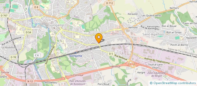 localisation de l'entreprise 933 825 226   GUINGAMP