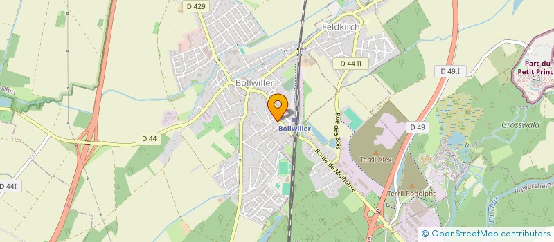 localisation de l'entreprise 933 831 489   BOLLWILLER