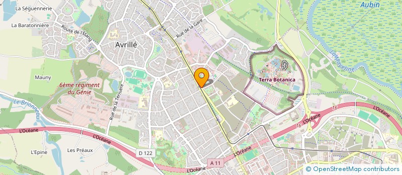 localisation de l'entreprise 933 834 749   BEAUCOUZE