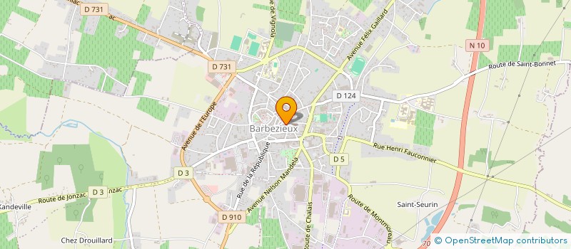 localisation de l'entreprise 933 835 084   BARBEZIEUX-SAINT-HILAIRE