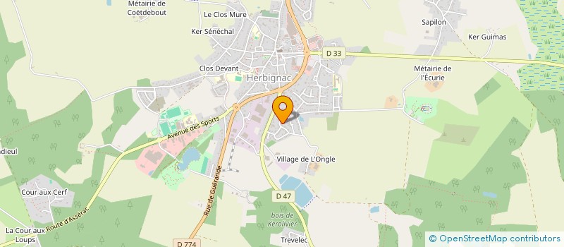 localisation de l'entreprise 933 838 633   LA CHAPELLE-DES-MARAIS