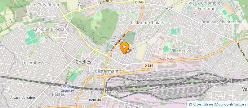 localisation de l'entreprise 933 855 975   CHELLES