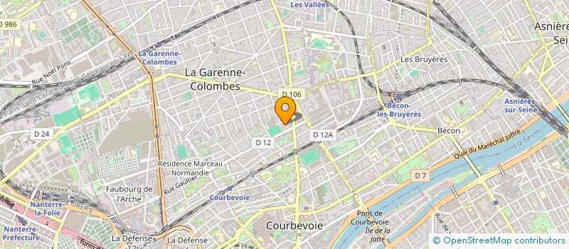 localisation de l'entreprise 933 857 138 à COURBEVOIE