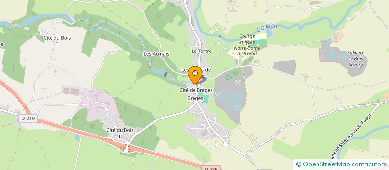 localisation de l'entreprise 933 873 242   SEGRE-EN-ANJOU BLEU