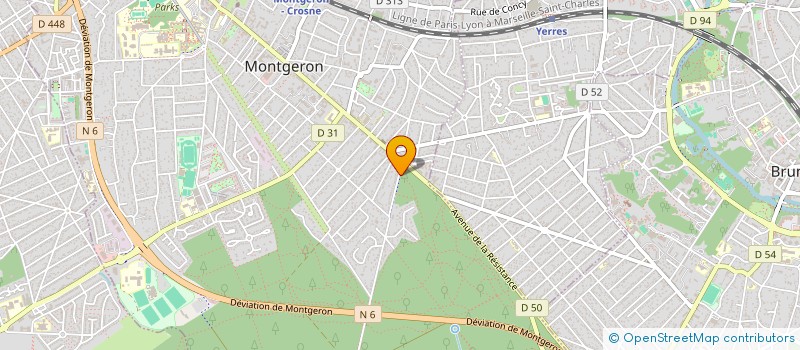 localisation de l'entreprise 933 920 654   MONTGERON