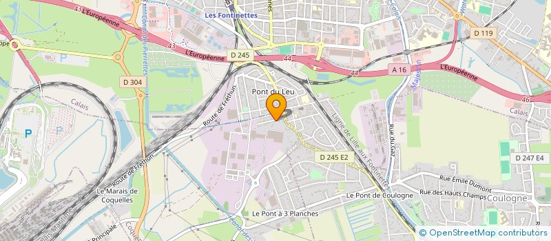 localisation de l'entreprise 933 925 125  à COQUELLES