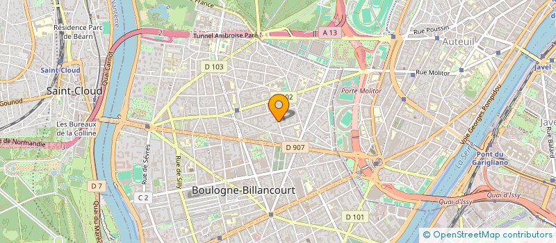 localisation de l'entreprise 933 939 134 à BOULOGNE-BILLANCOURT