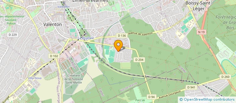 localisation de l'entreprise 933 939 779   LIMEIL-BREVANNES