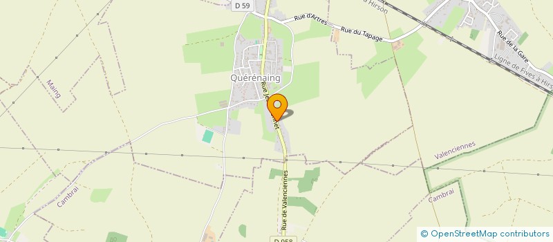 localisation de l'entreprise 933 950 719   QUERENAING