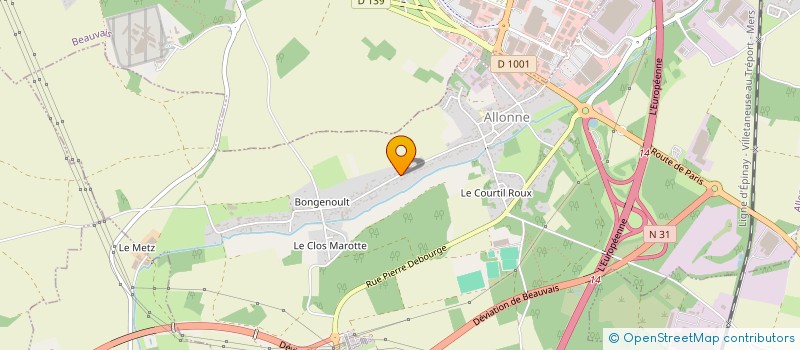 localisation de l'entreprise 933 953 648   ALLONNE