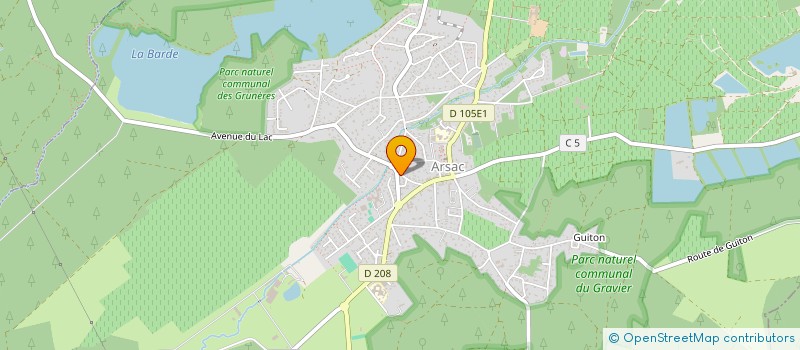 localisation de l'entreprise 933 957 763   ARSAC