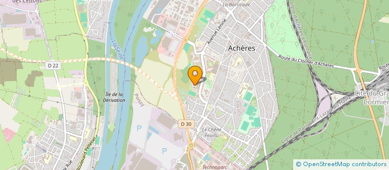 localisation de l'entreprise 934 007 204   ACHERES