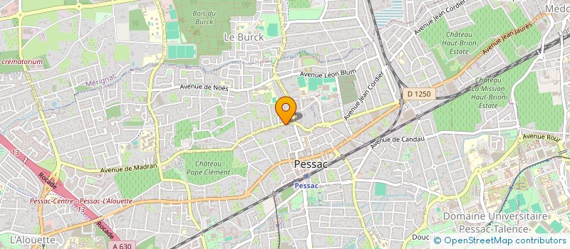 localisation de l'entreprise 934 019 779  à PESSAC