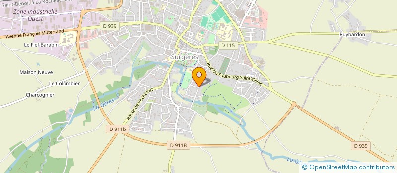 localisation de l'entreprise 934 148 495   SURGERES