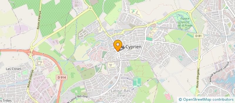 localisation de l'entreprise 934 158 064 à SAINT-CYPRIEN
