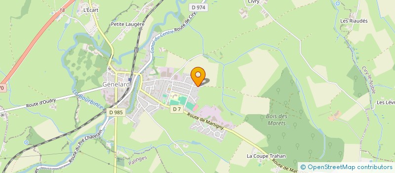 localisation de l'entreprise 934 200 551   GENELARD