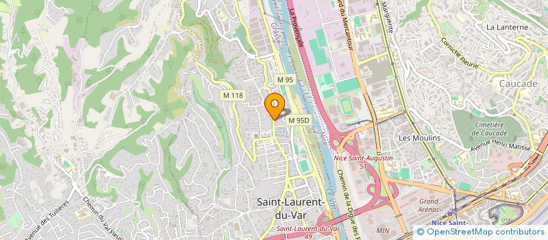 localisation de l'entreprise 934 209 651 à SAINT-LAURENT-DU-VAR
