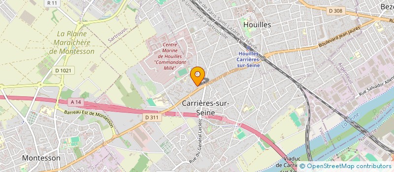localisation de l'entreprise 934 210 105 à LA COURNEUVE