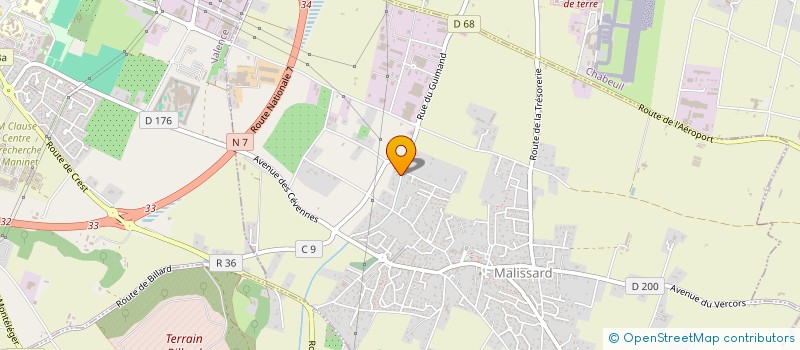 localisation de l'entreprise 934 223 421   MALISSARD