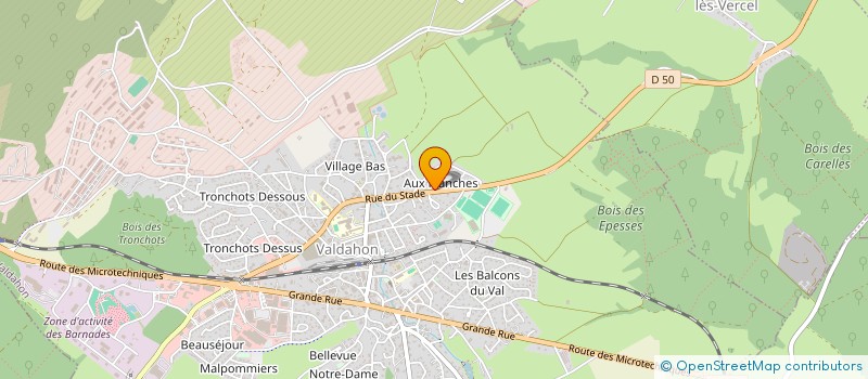 localisation de l'entreprise 934 308 958 à VALDAHON