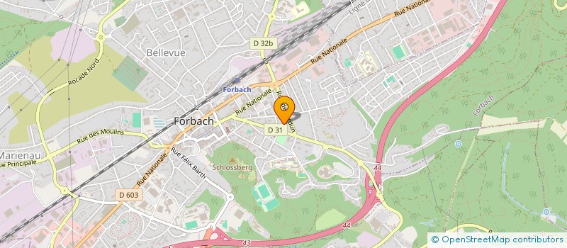 localisation de l'entreprise 934 321 340   FORBACH