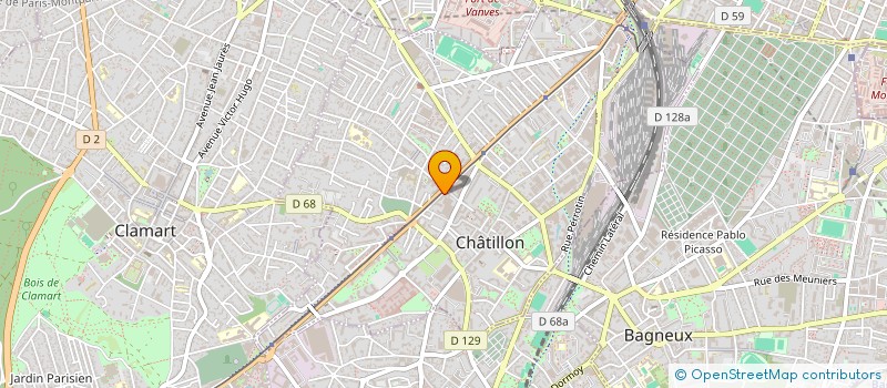 localisation de l'entreprise 934 322 983   CHATILLON