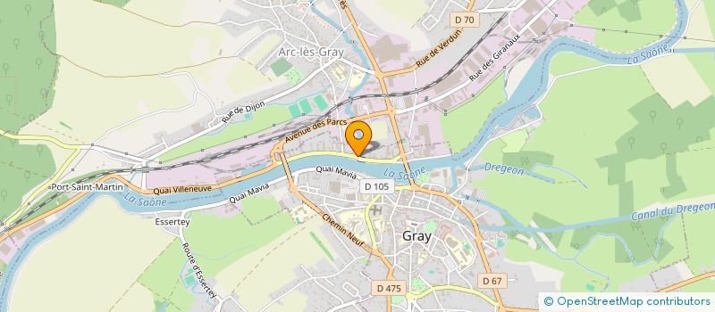 localisation de l'entreprise 934 383 704   GRAY