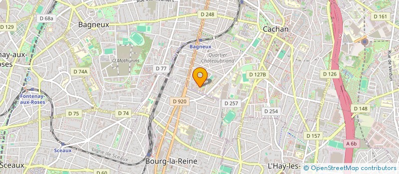 localisation de l'entreprise 934 385 543   CACHAN