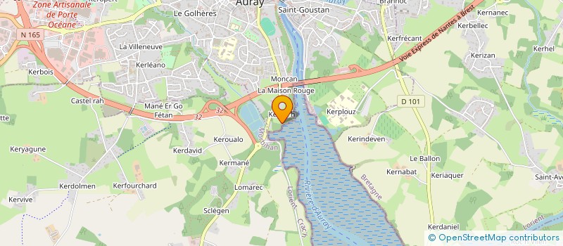 localisation de l'entreprise 934 403 114  à AURAY