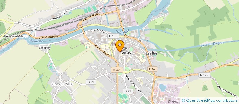 localisation de l'entreprise 934 413 717   GRAY