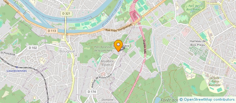 localisation de l'entreprise 934 415 639 à BOUGIVAL