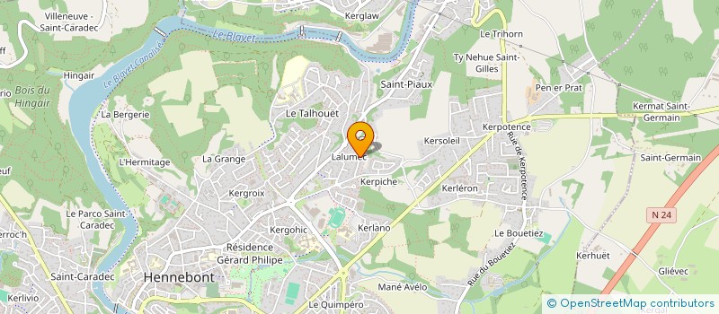 localisation de l'entreprise 934 469 107   HENNEBONT