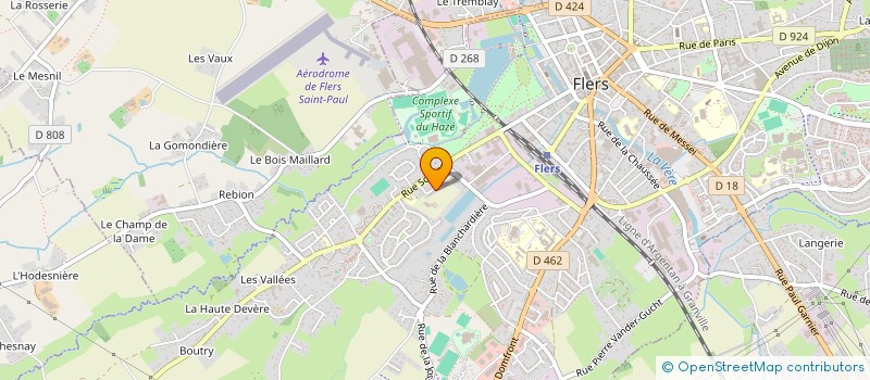localisation de l'entreprise 934 471 160 à FLERS