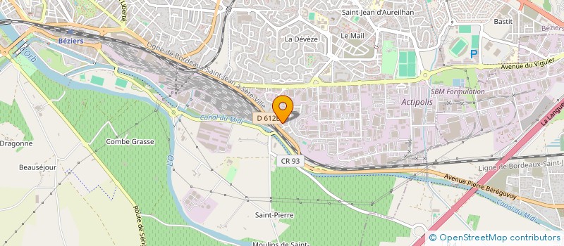 localisation de l'entreprise 934 490 459   BEZIERS