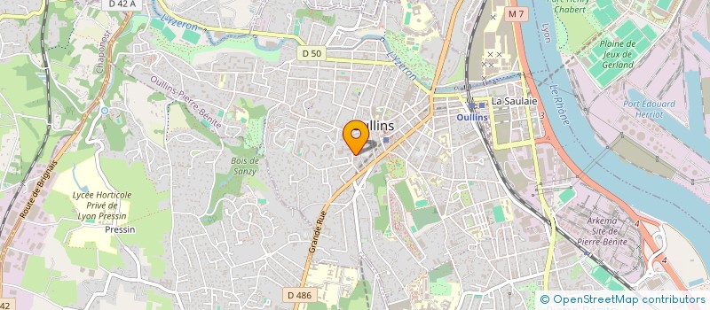 localisation de l'entreprise 934 512 740   OULLINS-PIERRE-BENITE