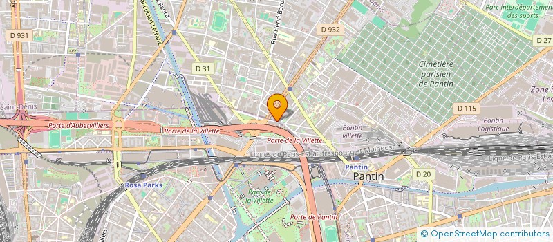 localisation de l'entreprise 934 534 678   PANTIN