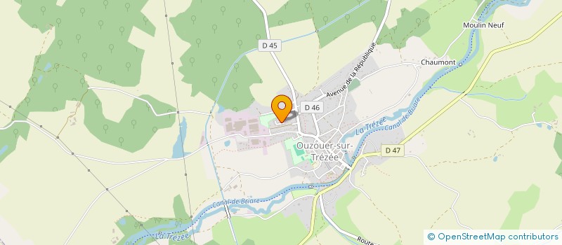 localisation de l'entreprise 934 551 607   OUZOUER-SUR-TREZEE