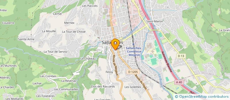 localisation de l'entreprise 934 668 104 à SALLANCHES