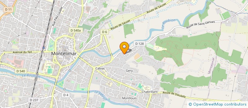 localisation de l'entreprise 934 710 328   MONTELIMAR