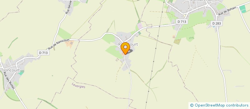localisation de l'entreprise 934 712 910 à RAMICOURT