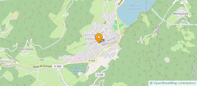 localisation de l'entreprise 934 713 470   CRETS EN BELLEDONNE