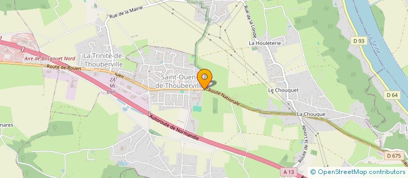 localisation de l'entreprise 934 832 452   SAINT-OUEN-DE-THOUBERVILLE