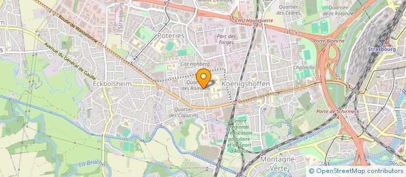 localisation de l'entreprise 934 885 740 à STRASBOURG