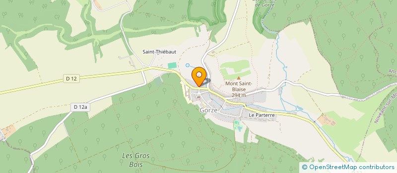 localisation de l'entreprise 934 916 248   GORZE